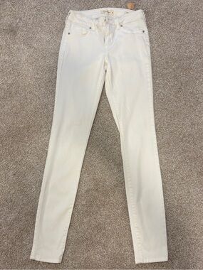 Jessica Simpson, Kiss Me Super Skinny, White Stretch Jeans - size 26